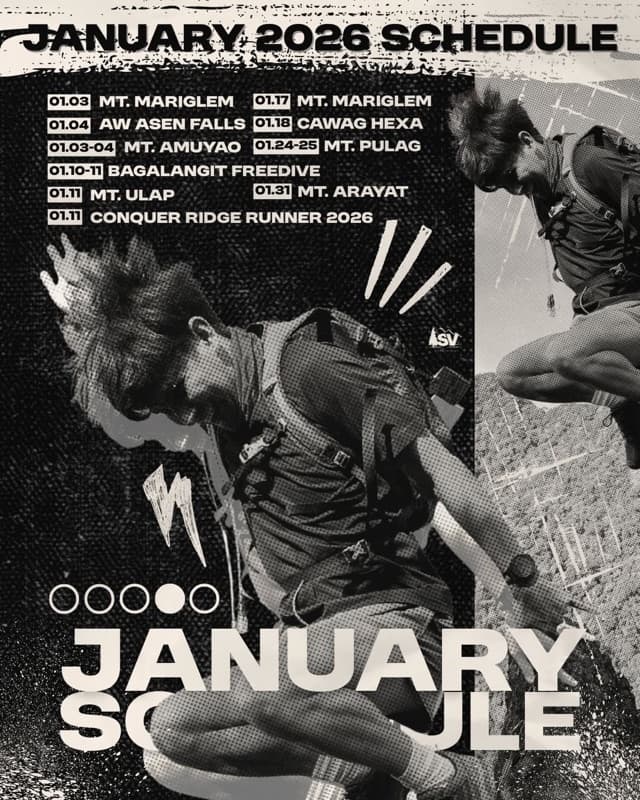 January 2026 schedule poster